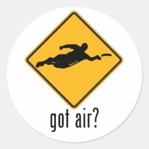 Got Air? Runder Aufkleber