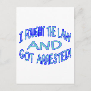 Got Arrested Postkarte
