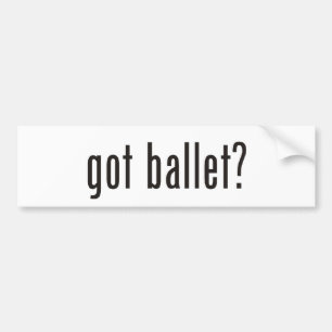 got Ballett? Autoaufkleber