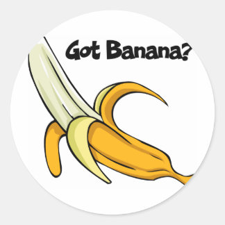 Got Banana Runder Aufkleber