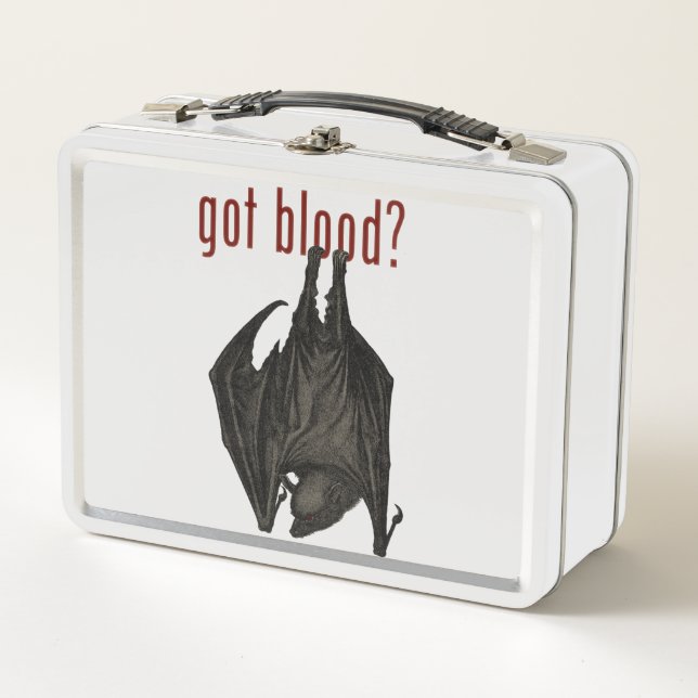 Got Blut? Erste Hilfe Kit Metalldose Metall Brotdose (Vorderseite)