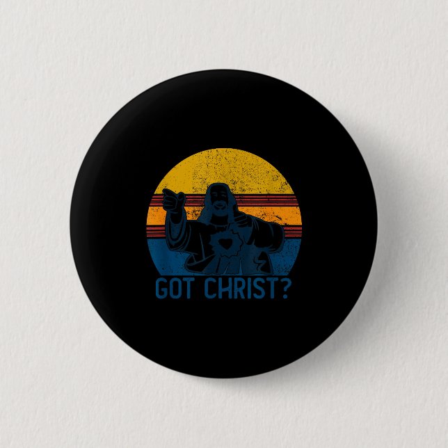 Got Buddy A Christ Christmas Cool Jesus Religious  Button (Vorderseite)