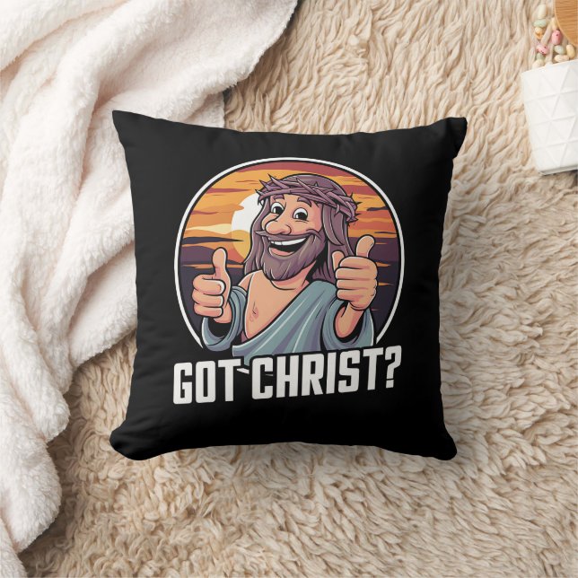 Got Buddy a Christi Weihnachten Jesus Religiös Kissen (Decke)