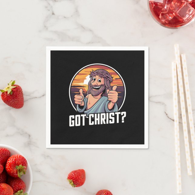 Got Buddy a Christi Weihnachten Jesus Religiös Serviette (Beispiel)