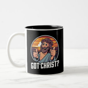 Got Buddy a Christi Weihnachten Jesus Religiös Zweifarbige Tasse