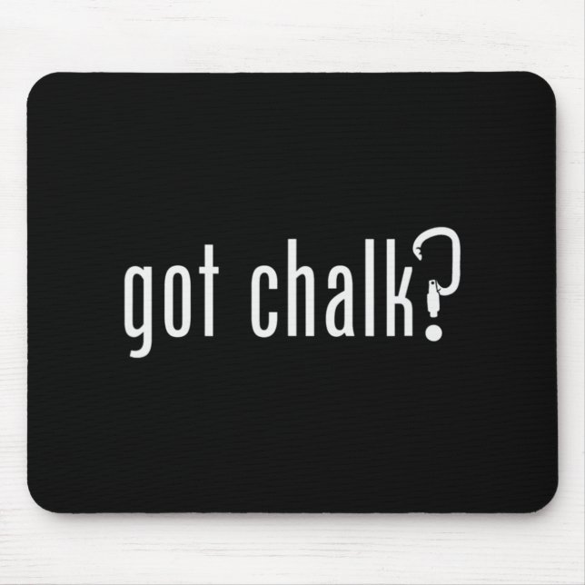 GOT CHALK Fun Rock Klettersteig Mousepad (Vorne)