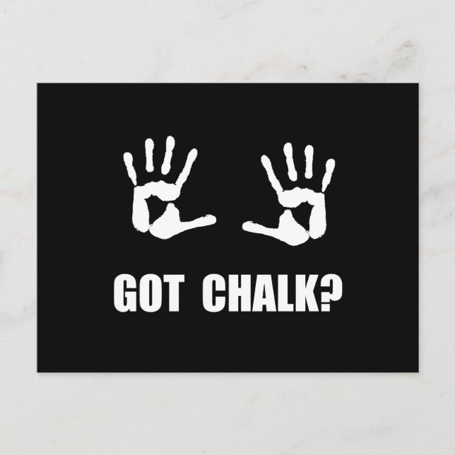 Got Chalk Postkarte (Vorderseite)