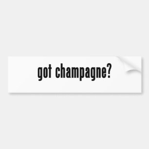 got Champagner? Autoaufkleber