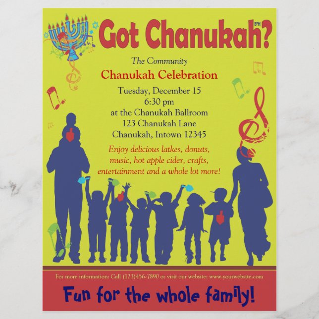 Got Chanukah Flyer (Vorne)