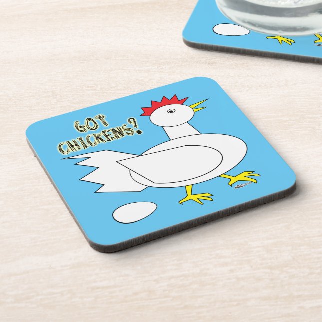 Got Chickens? Untersetzer (Linke Seite)