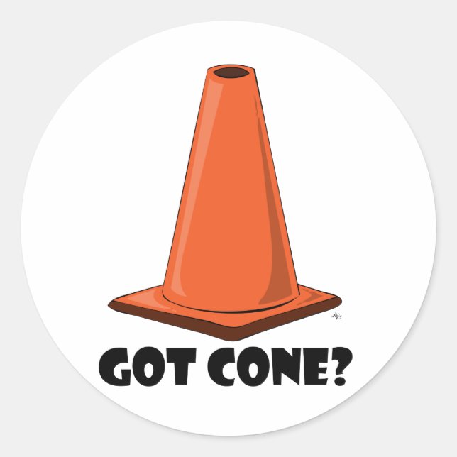 GOT CONE 2t Runder Aufkleber (Vorderseite)
