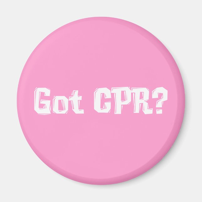 Got CPR-Geschenke Magnet (Vorne)