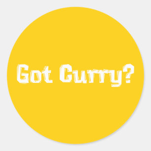 Got Curry-Geschenke Runder Aufkleber