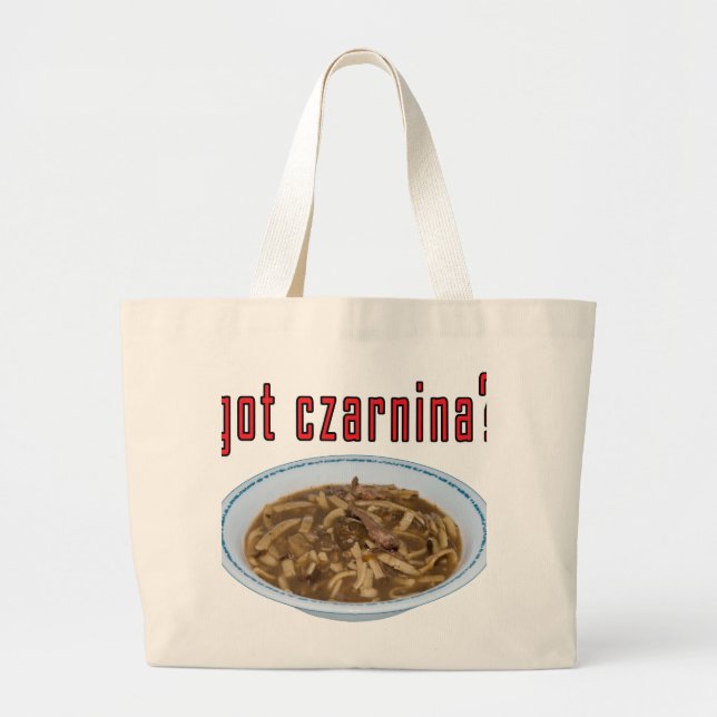 Got Czarnina? Suppe Jumbo Stoffbeutel (Vorne)