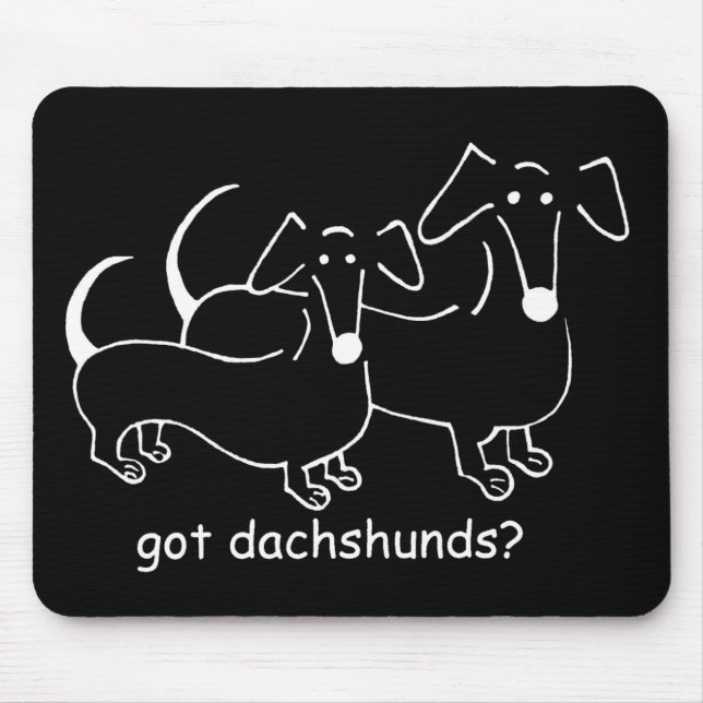 got Dackeln #2 mousepad (Vorne)