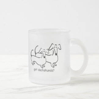 got Dackeln? Mattierte Tasse