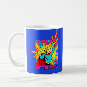 Got der Power Girl Power Frauen Power Beleuchtung Kaffeetasse
