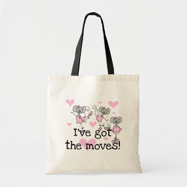 Got die Bewegungs-Ballett-T - Shirts und die Tragetasche (Vorne)