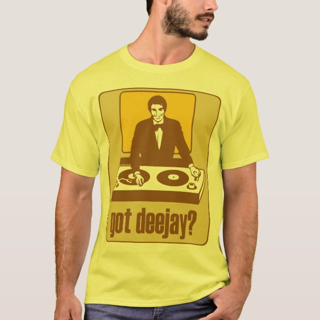 GOT DISKJOCKEY RETRO DJ T-Shirt (Vorderseite)