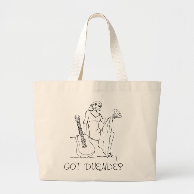Got Duende? Jumbo Stoffbeutel (Vorne)