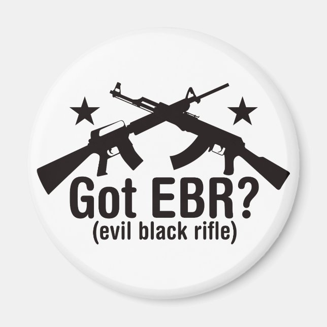Got EBR? AR15 und AK47 Magnet (Vorne)