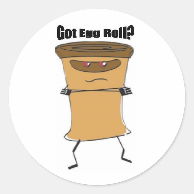 Got Ei Roll Hunde Sticker! Runder Aufkleber (Vorderseite)