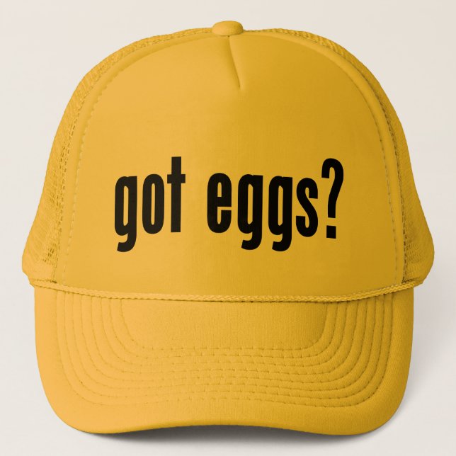 got Eier? Truckerkappe (Vorderseite)