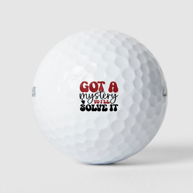 Got ein Rätsel, das du lösen wirst Golfball (Vorderseite)