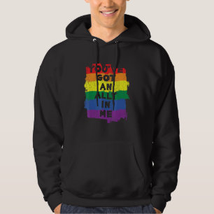 Got einen Verbündeten in mir Pride Transgender Les Hoodie