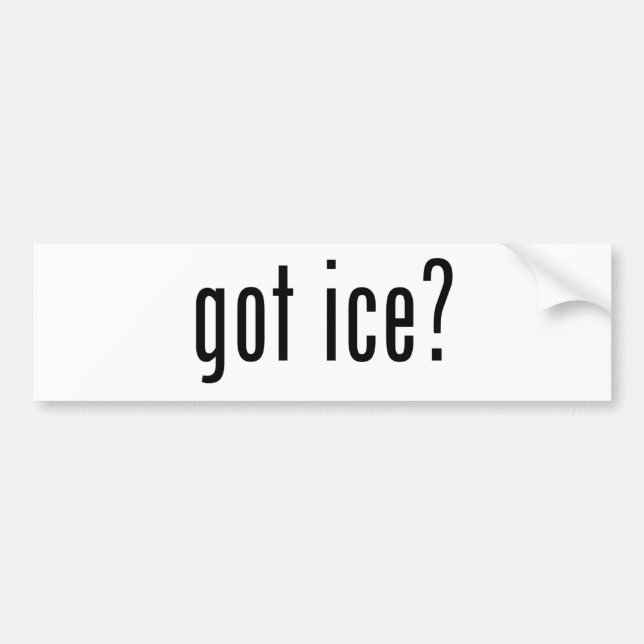 got Eis? Autoaufkleber (Vorne)