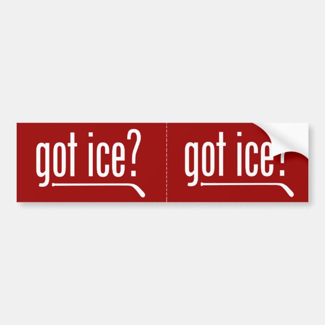 got Eis? (Hockey) Autoaufkleber (Vorne)