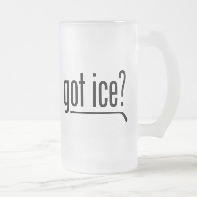 got Eis? (Hockey) Mattglas Bierglas (Rechts)
