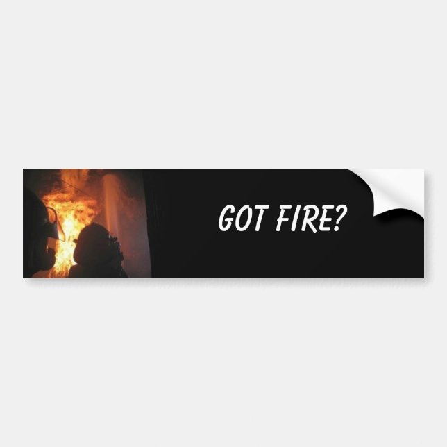 GOT FEUER? Autoaufkleber (Vorne)