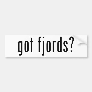 got Fjorde? Autoaufkleber