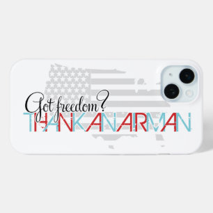 Got Freiheit? Vielen Dank an Airman iPhone 15 Mini Hülle
