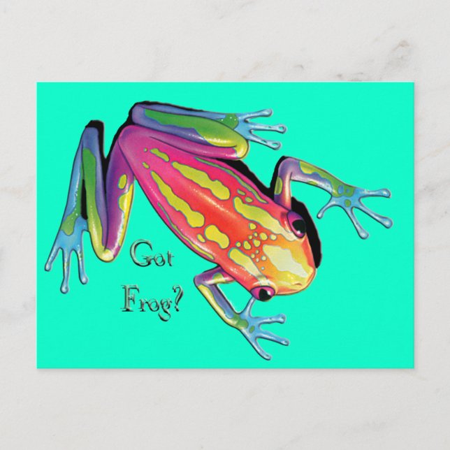 Got Frosch? Postkarte (Vorderseite)