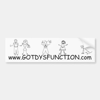 Got Funktionsstörungswebsite-Autoaufkleber Autoaufkleber