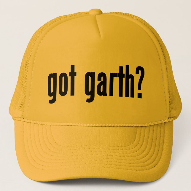 got garth? truckerkappe (Vorderseite)