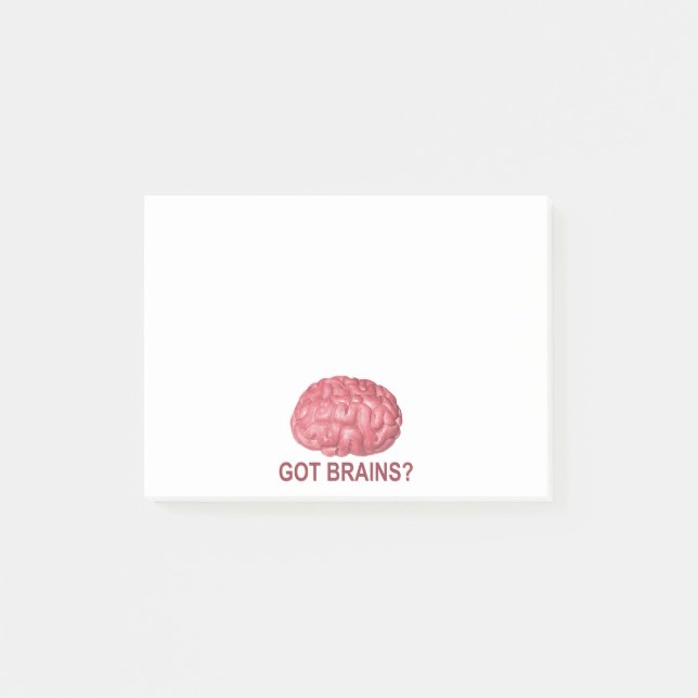 Got Gehirne? Post-it Klebezettel (Vorderseite)