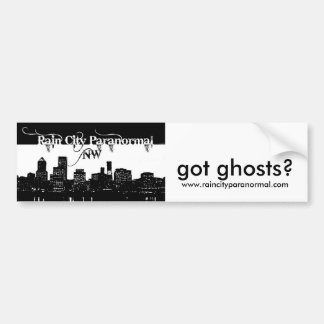 Got GeisterCityscape Bumpersticker. Autoaufkleber
