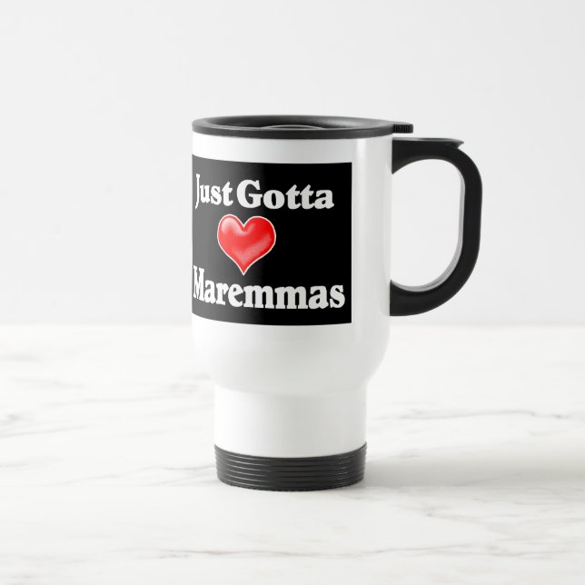 Got gerade zur Liebe Maremma Reise-Tasse Reisebecher (Rechts)