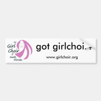 Got Girlchoir Autoaufkleber