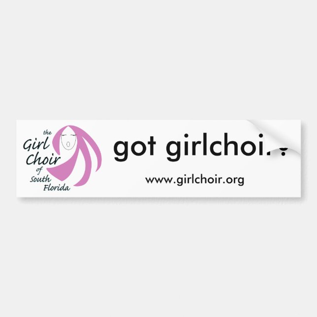 Got Girlchoir Autoaufkleber (Vorne)
