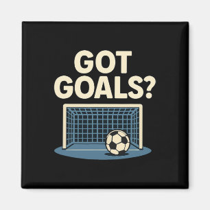 Got Goals Sportfan Novelty Fußballnetz Grafik Magnet
