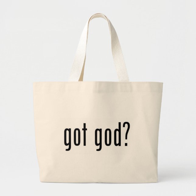 got Gott? Jumbo Stoffbeutel (Vorne)