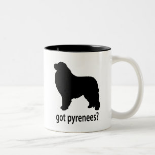 Got große Pyrenäen Zweifarbige Tasse