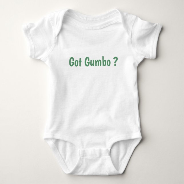 Got Gumbo ?, Cajun Kinder Baby Strampler (Vorderseite)