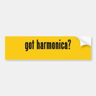 got Harmonika? Autoaufkleber