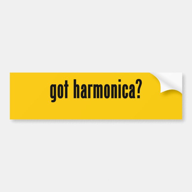 got Harmonika? Autoaufkleber (Vorne)