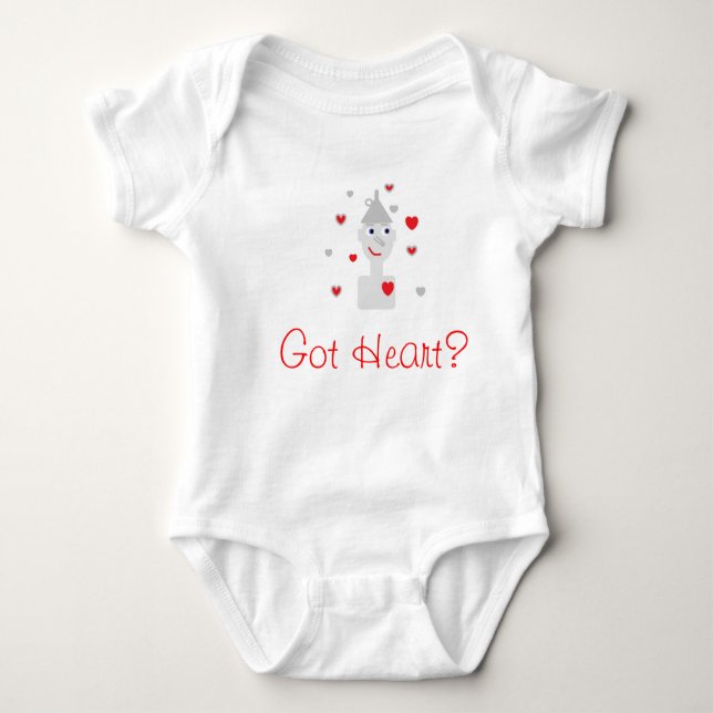 Got Herz? Zinn Man Wizard von Oz Shirt! Baby Strampler (Vorderseite)